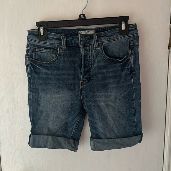 Free People Jean Shorts - Picture 1 of 5